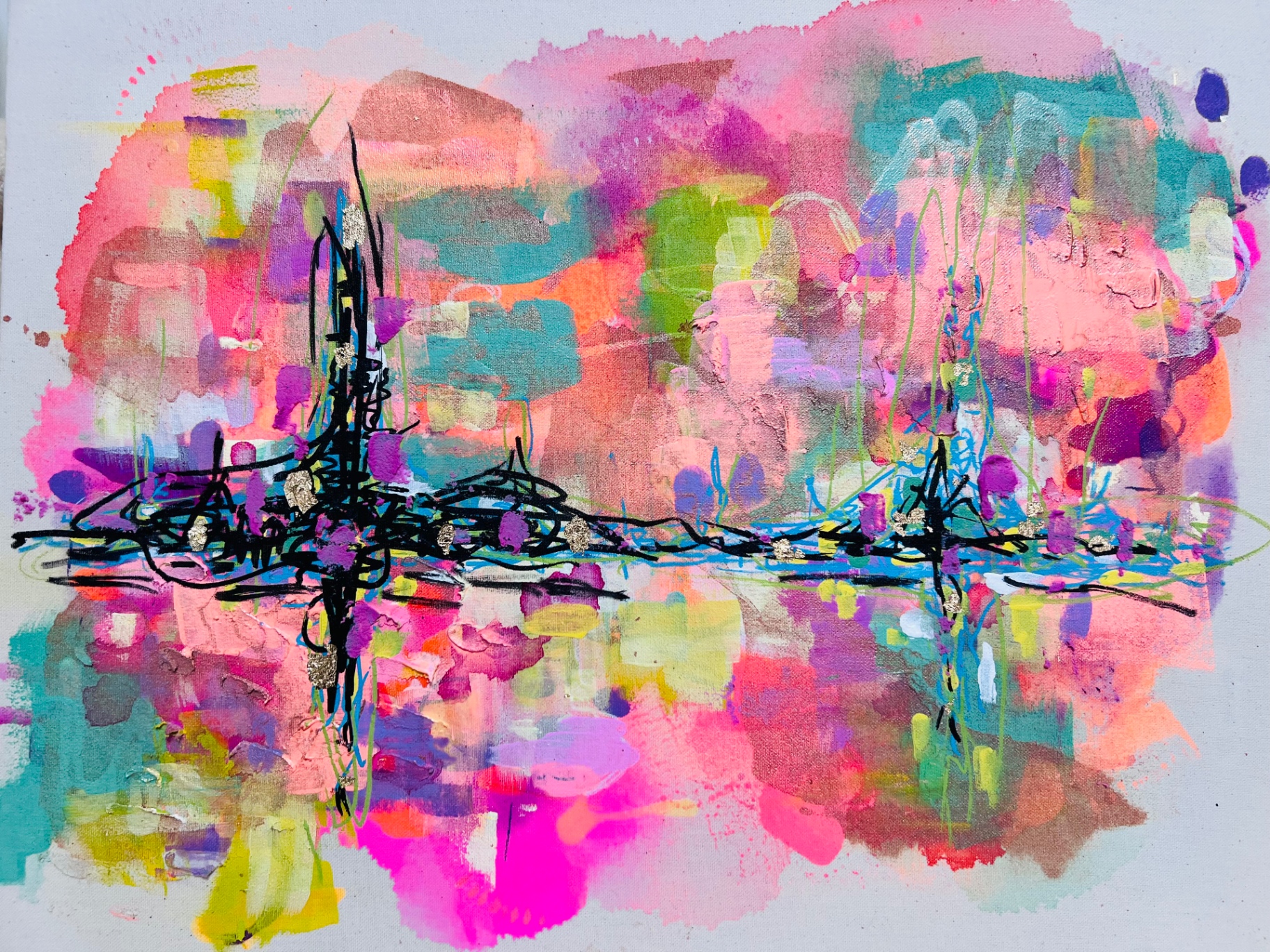 Gilded Skyline Reverie
